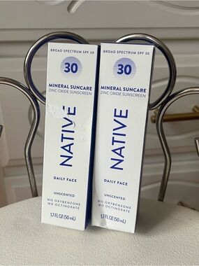 BUNDLE native daily face moisturizer SPF